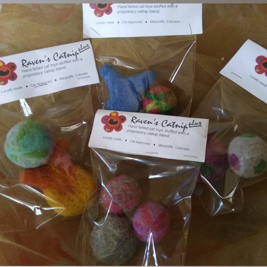 Needle felted cat toys clearance